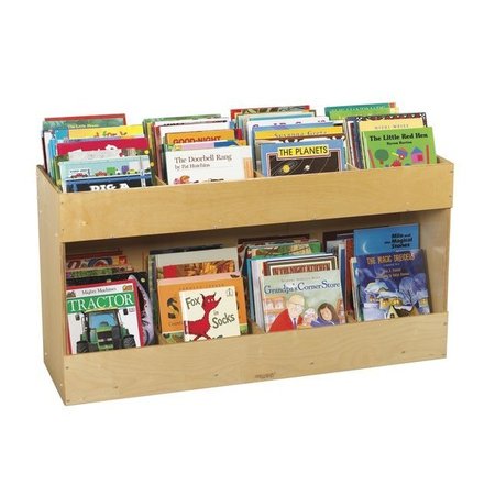 CHILDCRAFT Single-Sided Mobile Book Center, 47-3/4 x 14-1/2 x 25-3/4 Inches 562420